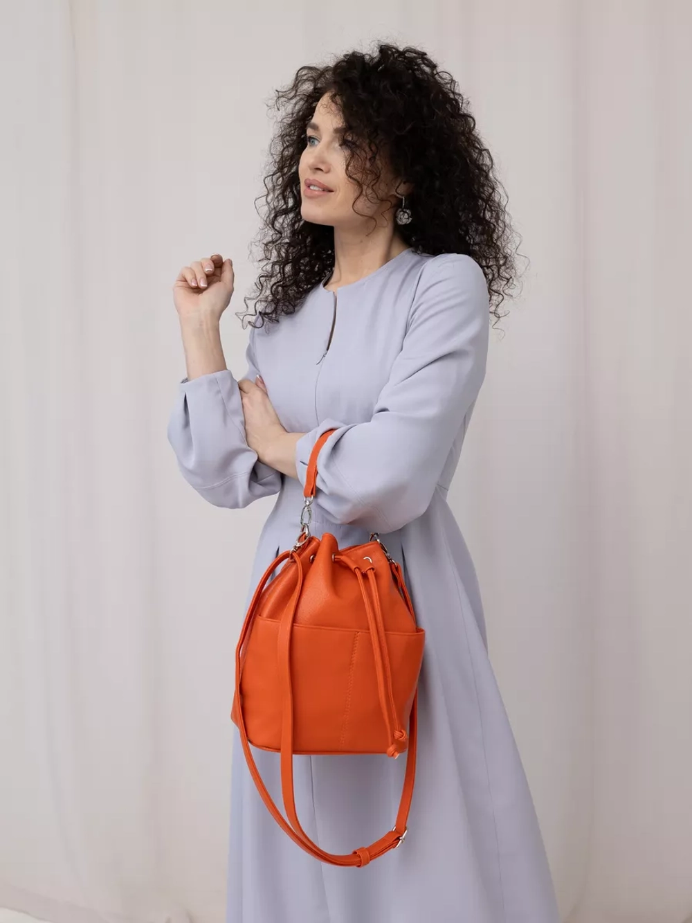 сумка через плечо тоут средняя мешок