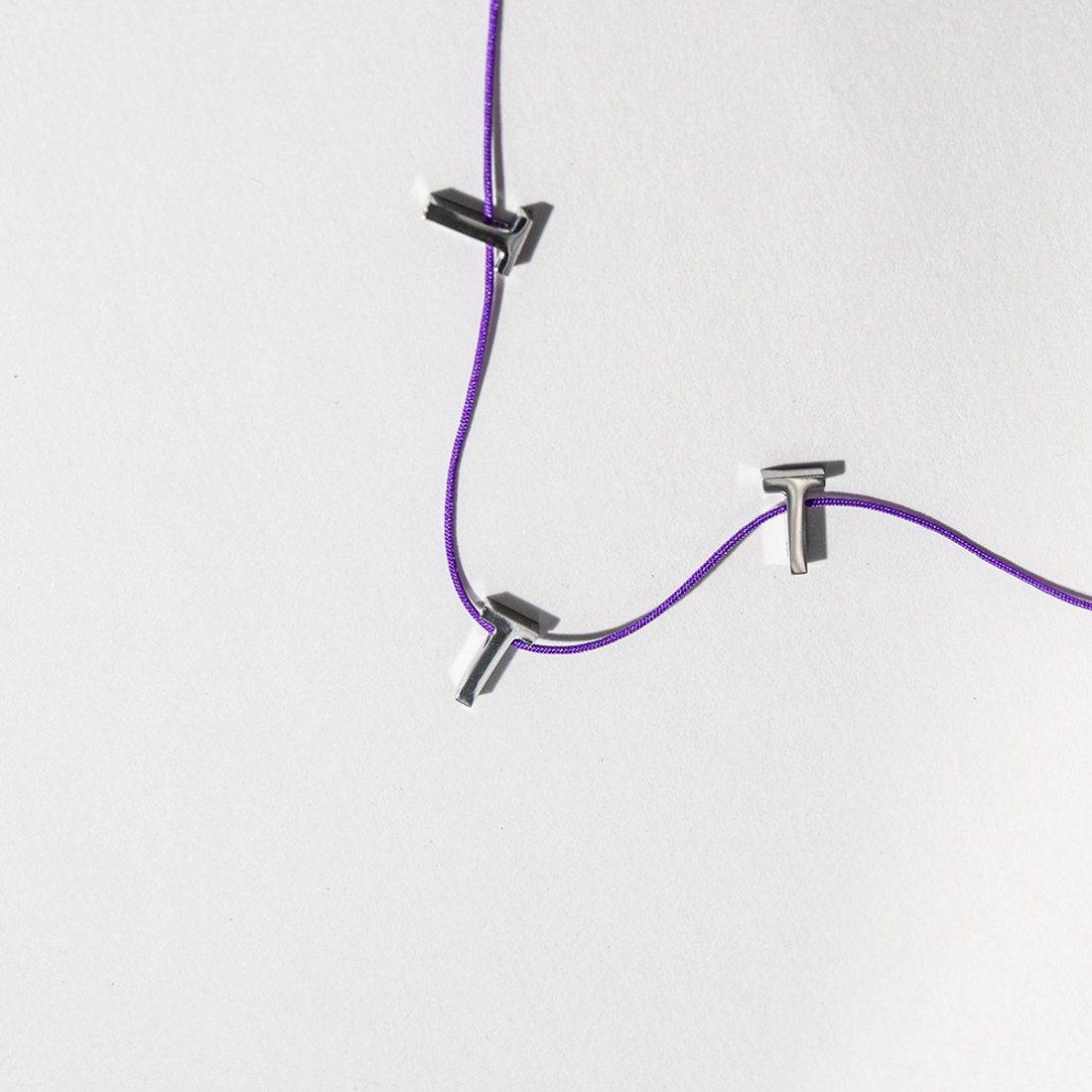 Подвеска в форме буквы "T", 8мм, сталь