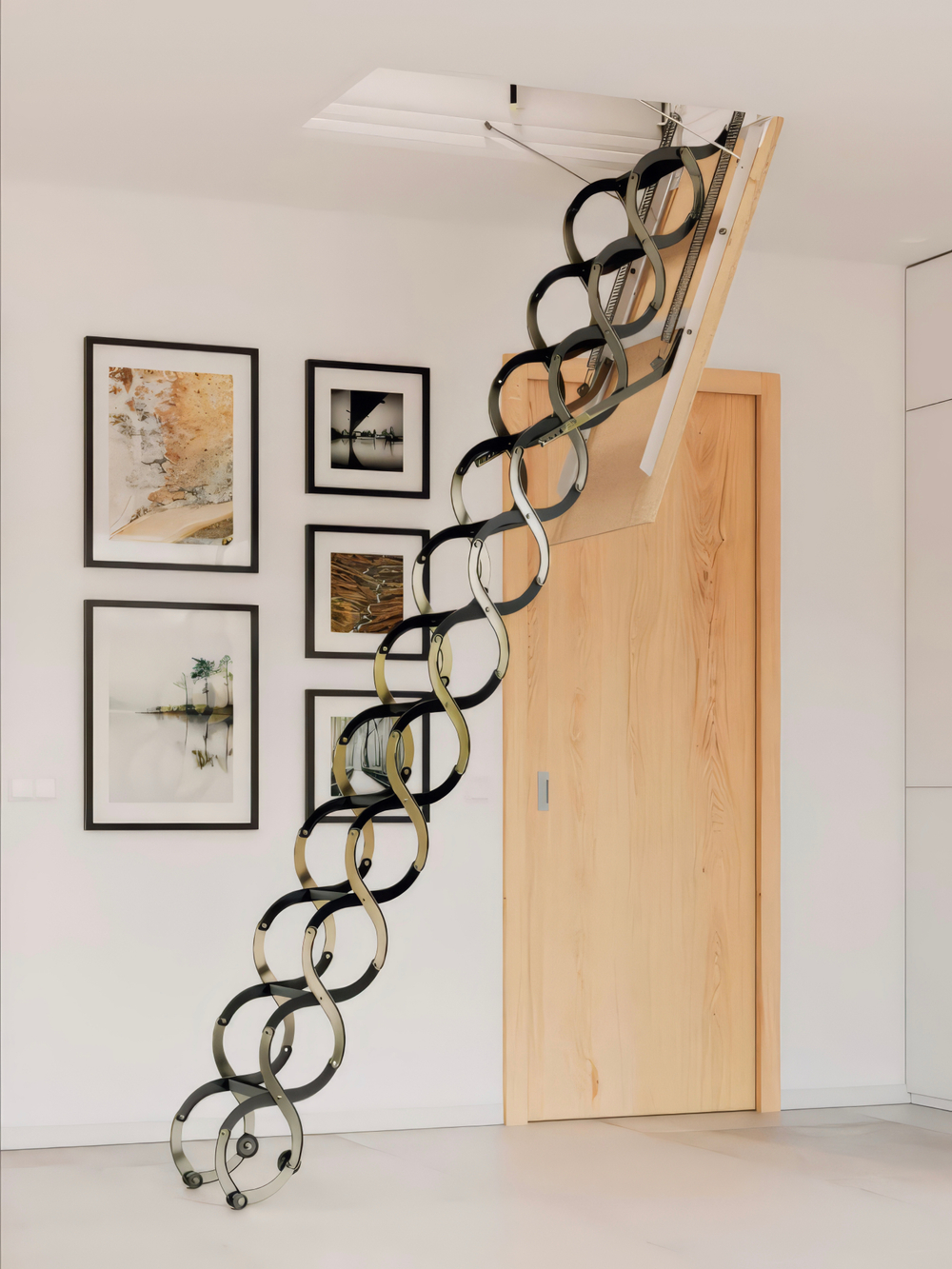 NOZYCOWE (ЧЕХИЯ) чердачная лестница с люком