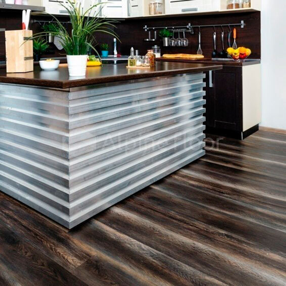 Кварцвиниловая плитка Alpine Floor Ultra ECO 5-13 Орех темный