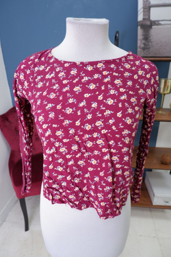 Блузка Bershka с принтом 44 размер