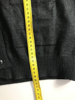 Жилетка вязаная на пуговицах, маркировка XL, визуально 50 размер