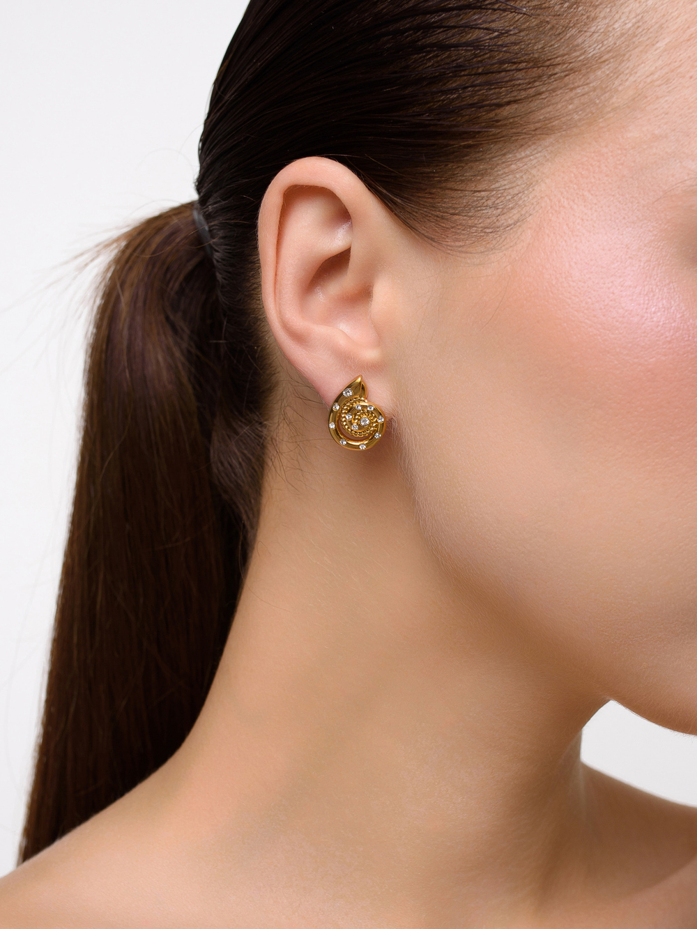 Серьги "Small Shell mini" Gold