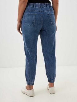 Джинсы на резинке больших размеров