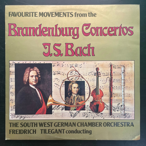 Бах - Фрагменты из Бранденбургских концертов (Англия 1973г.)