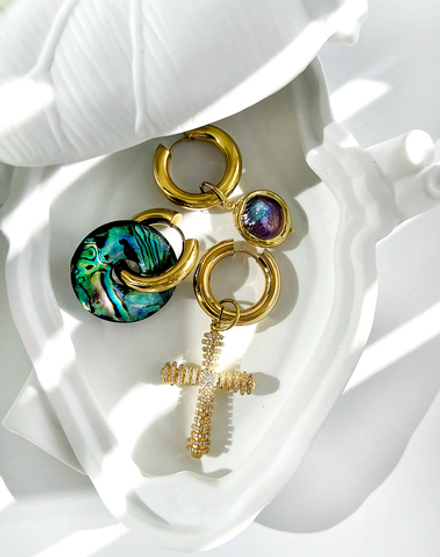 Подвеска Пончик абалон