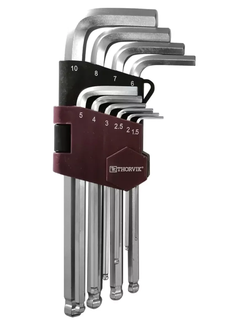 Набор ключей торцевых шестигранных THORVIK HKB10S