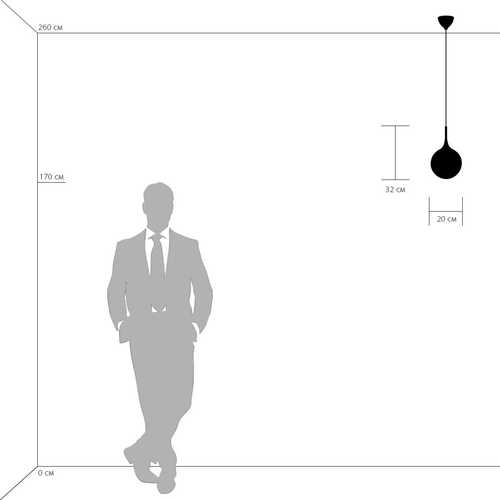 813023 Подвес GLOBO 1х40W E14 шампань/белый