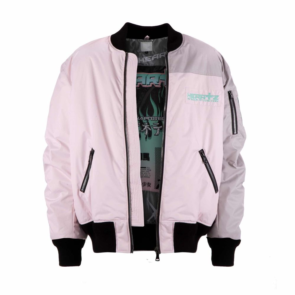 Купить Бомбер Heartz Type-A Flight Jacket Frozen Berry Розовый Бомбер Heartz Type-A Flight Jacket Frozen Berry Розовый