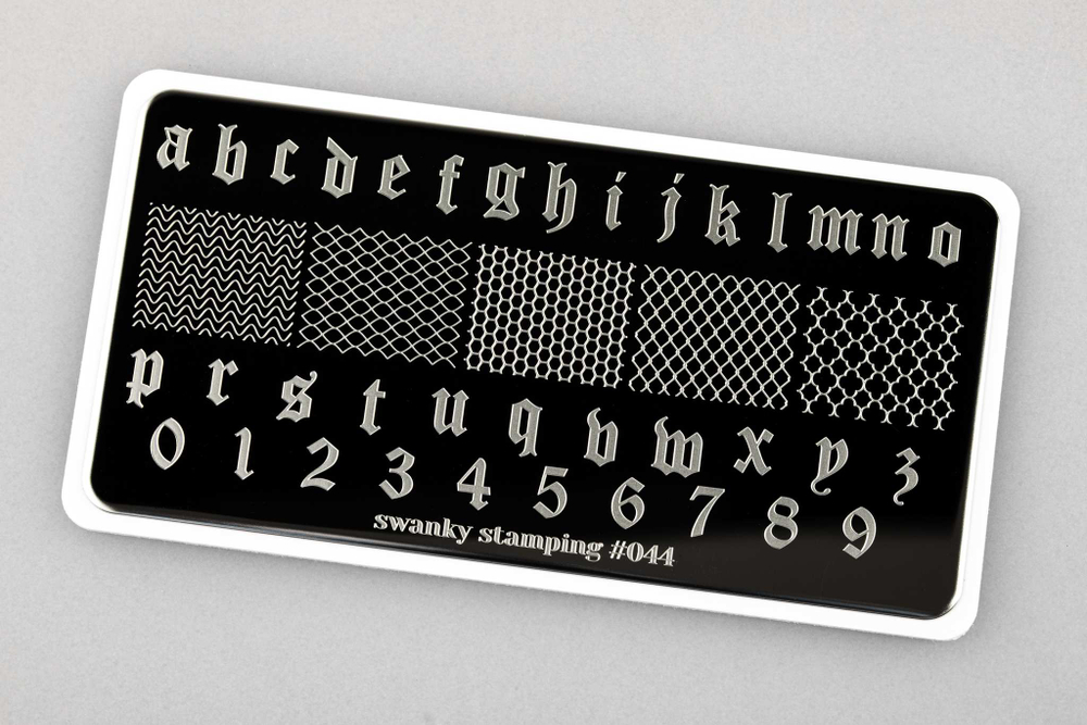 Пластина Swanky Stamping 044