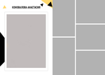 PSD-Шаблон фотокниги "BLACK&YELLOW"
