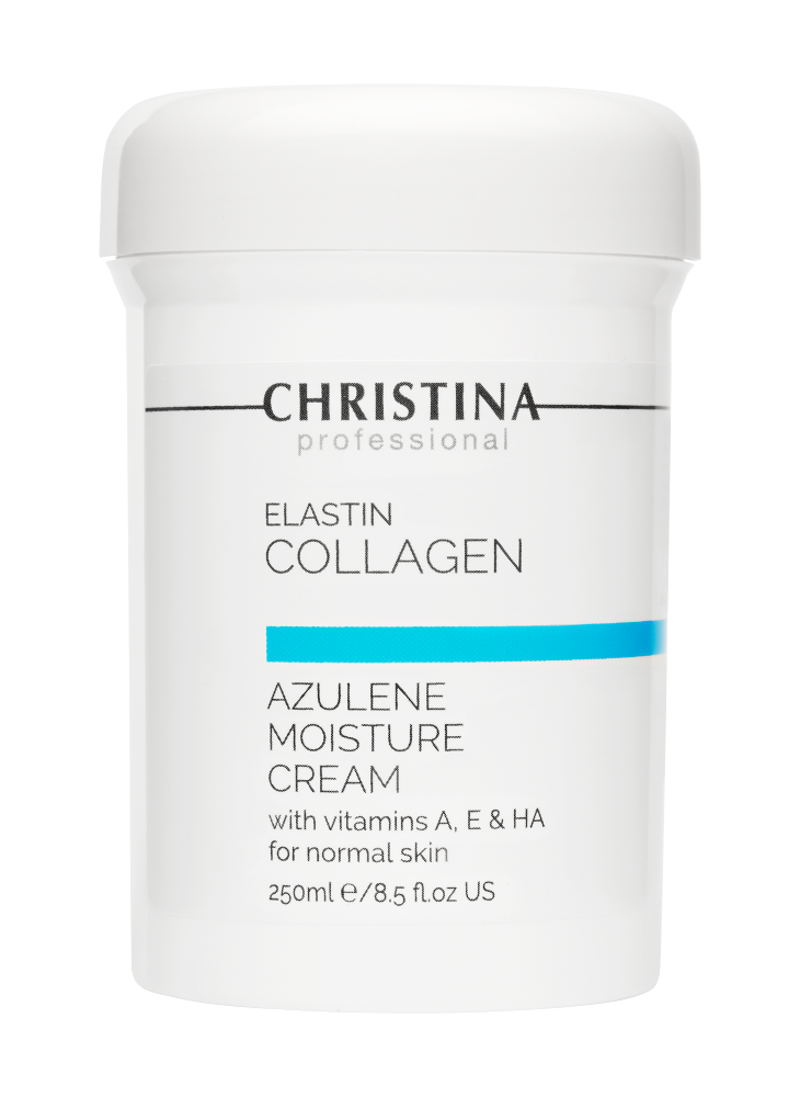 CHRISTINA ElastinCollagen Azulene Moisture Cream with Vitamins A, E &amp; HA for normal skin