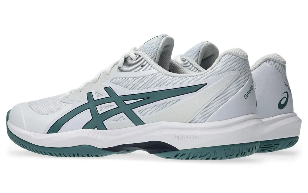Мужские кроссовки теннисные Asics Game FF - white/foggy teal
