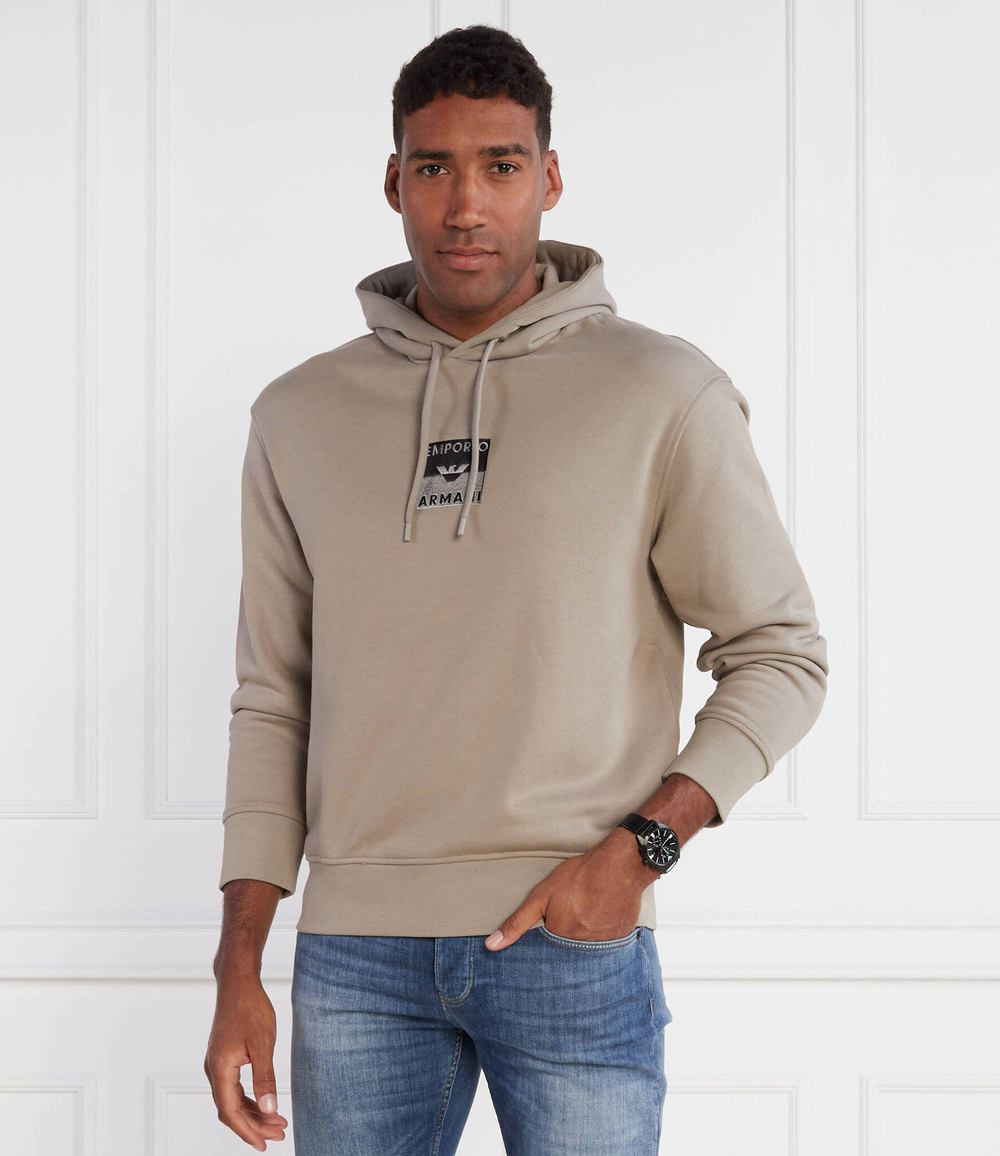 Худи Emporio Armani - бежевый(6R1MCN 1JWPZ)