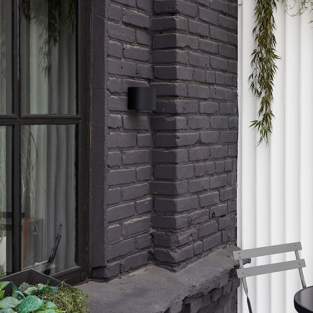 ULU-S56B-2x3W-3000K+4000K+6000K IP65 BLACK Светильник светодиодный уличный. Архитектурный накладной. С переключателем цвета свечения. Теплый3000K-Белый4000K-Дневной6000K. Корпус черный. TM Uniel