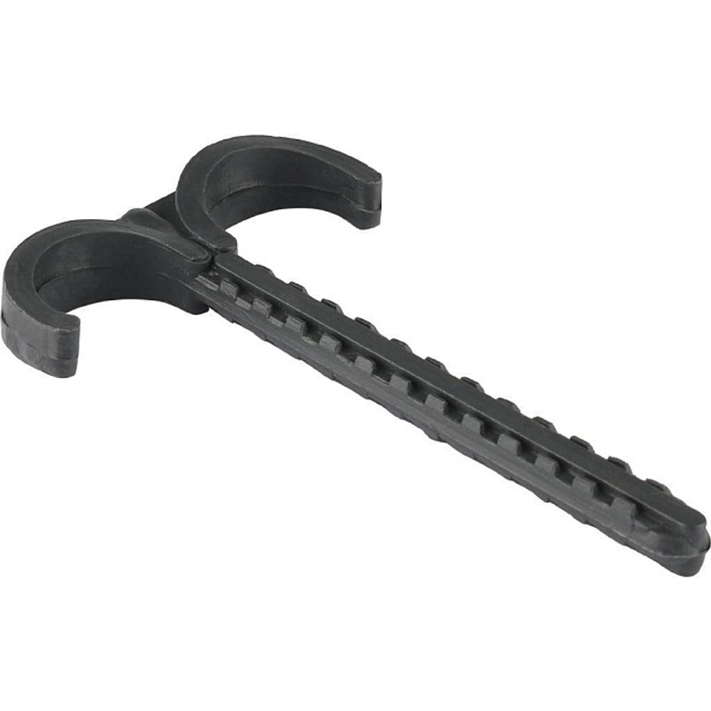 Дюбель крюковой двойной STOUT - длина 80 мм. (для напольной фиксации труб D32 мм)