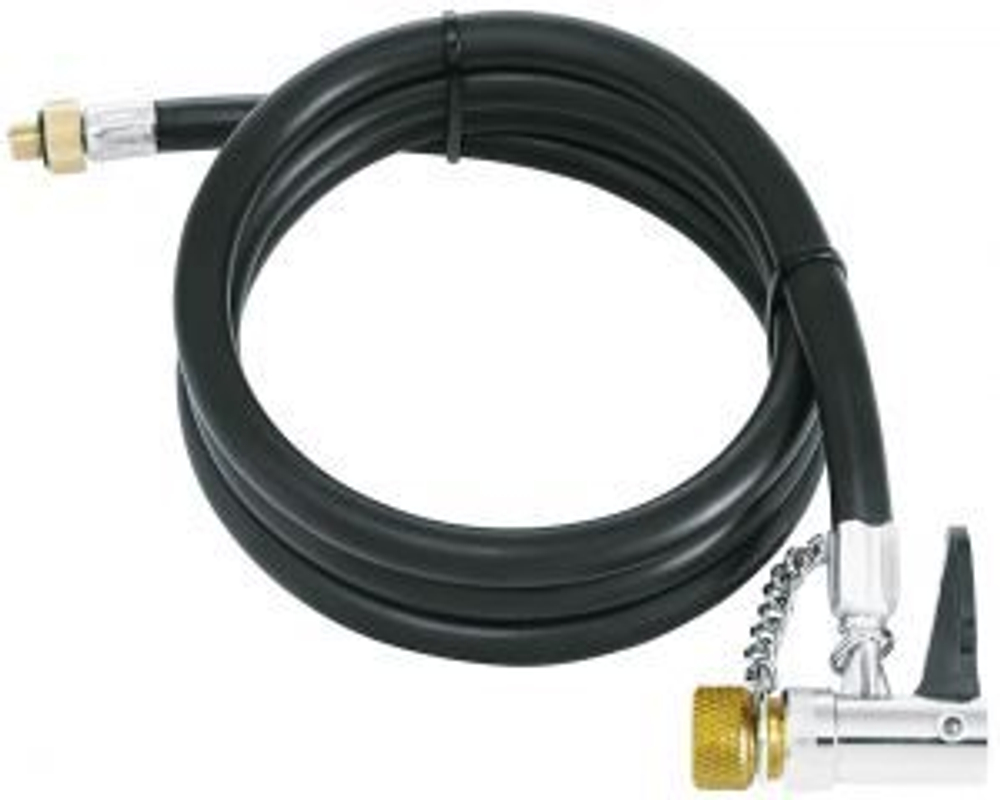 Шланг для насоса CONNECTION WITH THUMB LOCK LEVER FOR RENNKOMPRESSOR, ON DISPLAY CARD черный