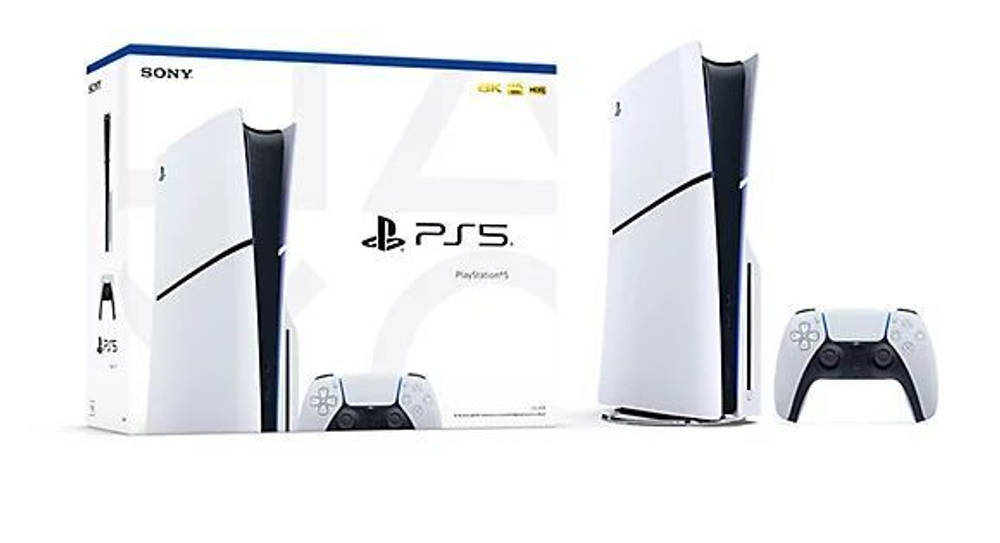 Игровая приставка Sony PlayStation 5 Slim (CFI-2000A) с дисководом, беспроводной контроллер DualSense в комплекте
