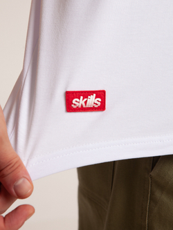 Футболка SKILLS Blanky Patch Белая