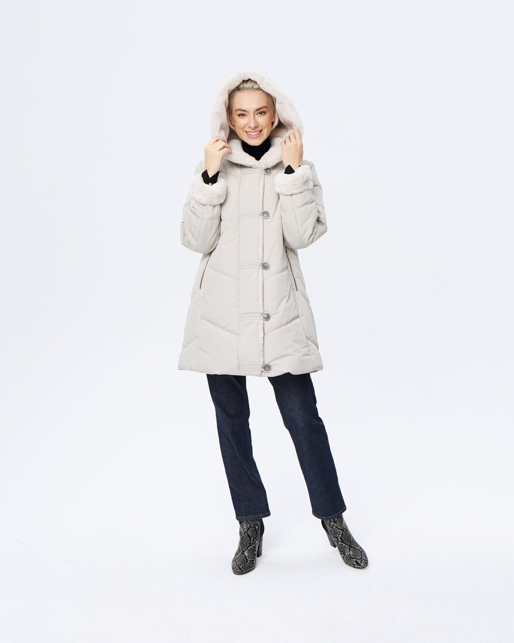Куртка женская 5968-121FW2019 Dixi Coat