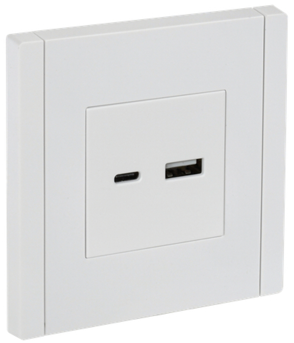 FORTE&PIANO Розетка USB A+C 18Вт FP251 белый IEK