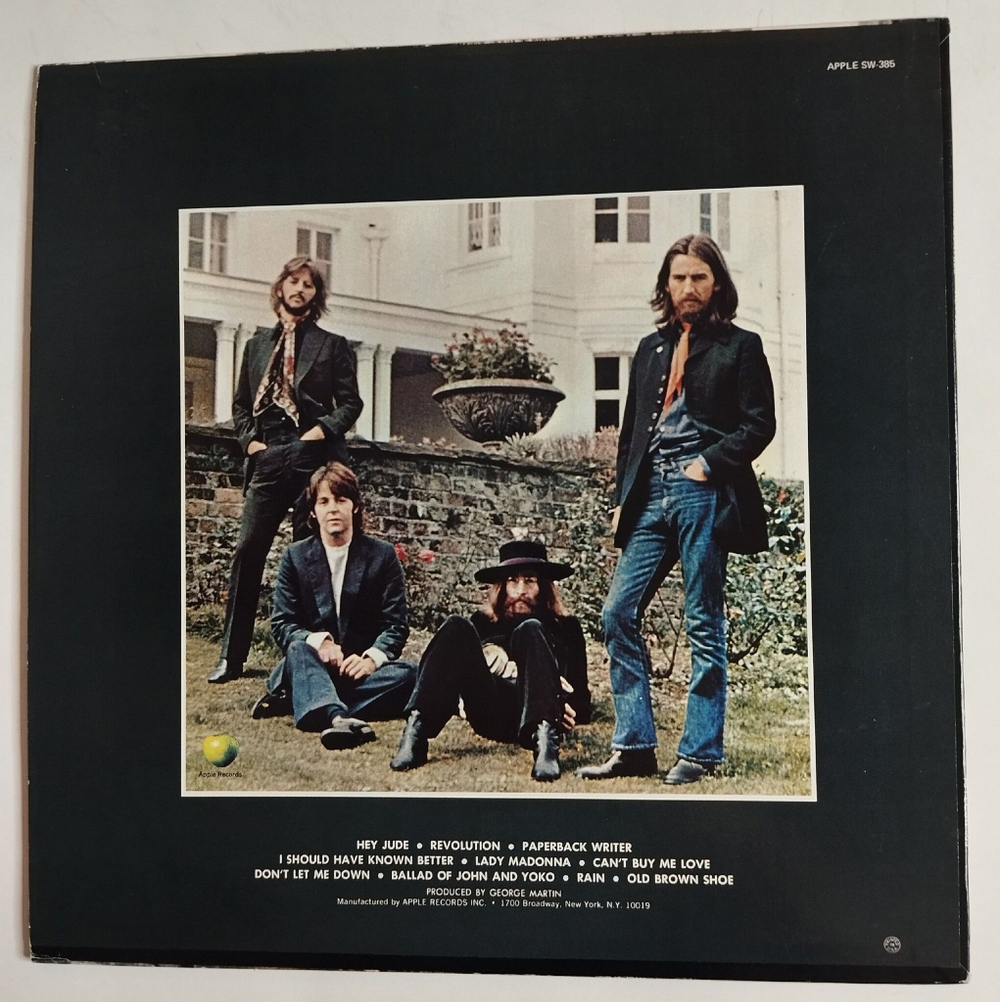 Винтажная виниловая пластинка LP The Beatles Hey Jude (USA 1976)