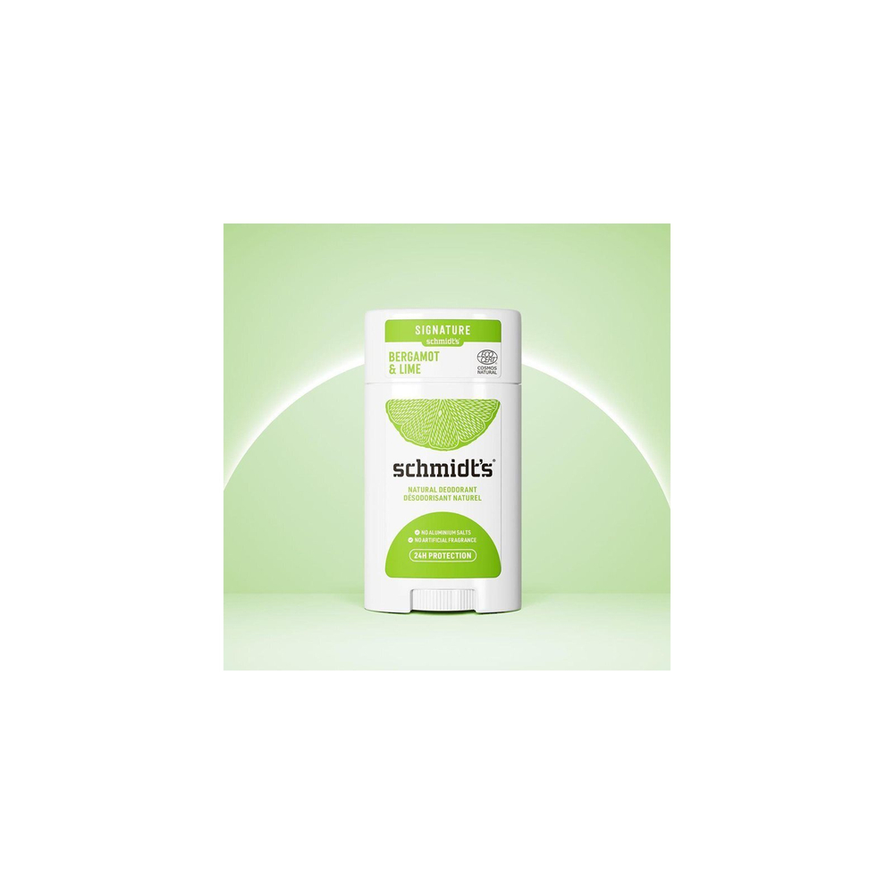 Schmidt's Bergamot + Lime - стик-дезодорант /  relaunch 75  g  / GTIN 8710522489833