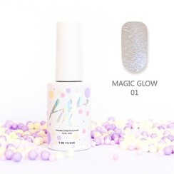 Гель-лак ТМ "HIT gel" №01 Magic glow, 9 мл