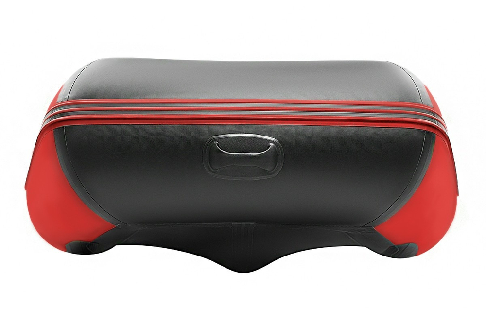 Броня-340 СК слань+киль красный-черный (Лодка ПВХ под мотор с усилением)