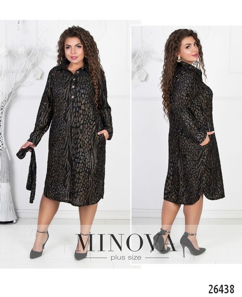 Платье 329-черный Minova