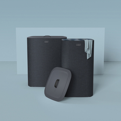 Корзина для белья tota™, 60 л, черная
