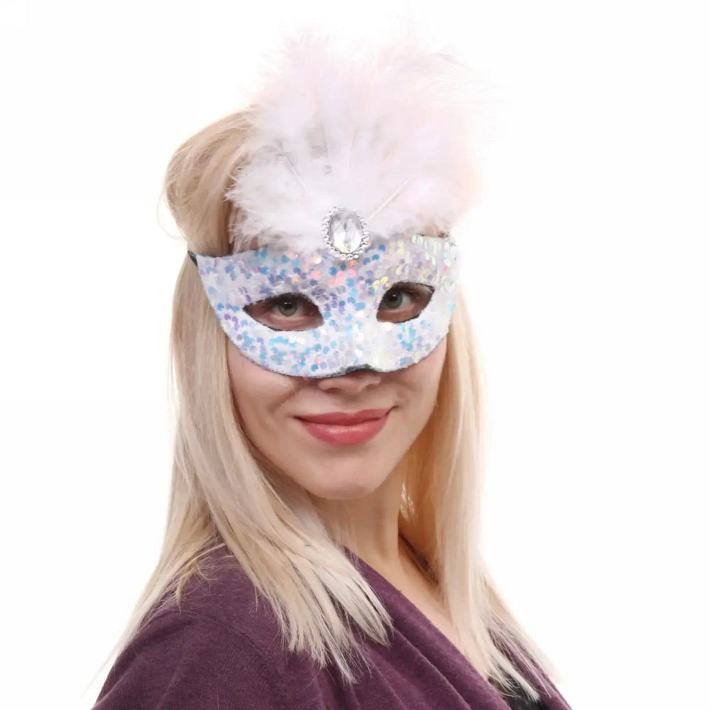 Маска карнавальная «Вальс», микс (синий, черный)