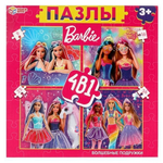 Пазл 4в1 (9,16,25,36эл.) "Барби. Волшебные подружки" 4680107925299 (Умные игры)