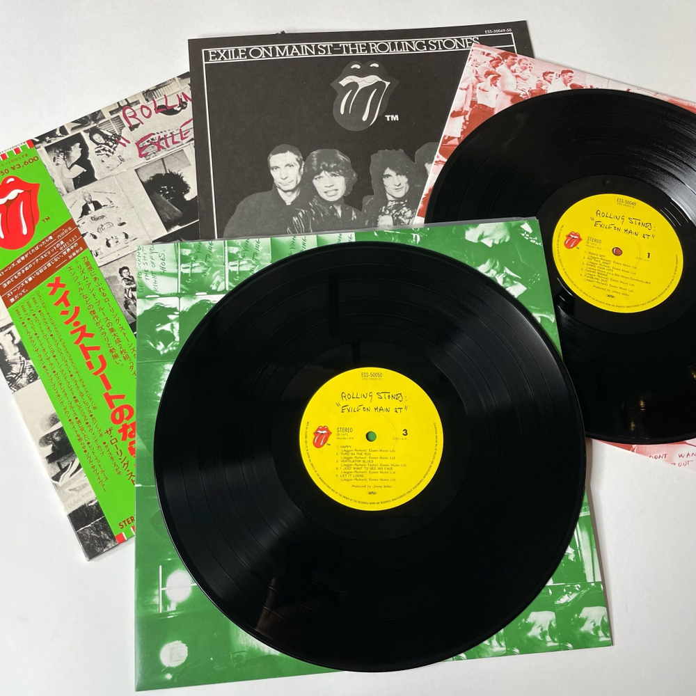 Винтажная виниловая пластинка LP The Rolling Stones Exile On Main St. (Japan 1979) (Obi)