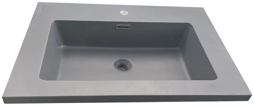 XLP5-60G Раковина каменная 60*50*12 см. серый