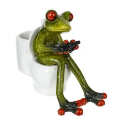 GAEM Фигурка декоративная "Лягушка", L12,5 W7 H10,5 см