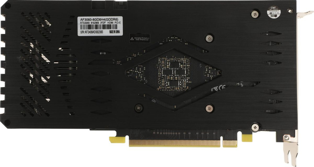 Видеокарта AFOX NVIDIA  GeForce RTX 3060 AF3060-8GD6H4 8ГБ GDDR6, Ret