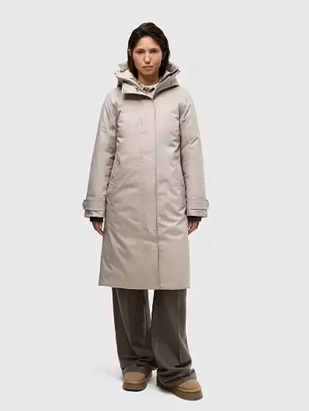 Парка женская IMANDRA NORPPA известь