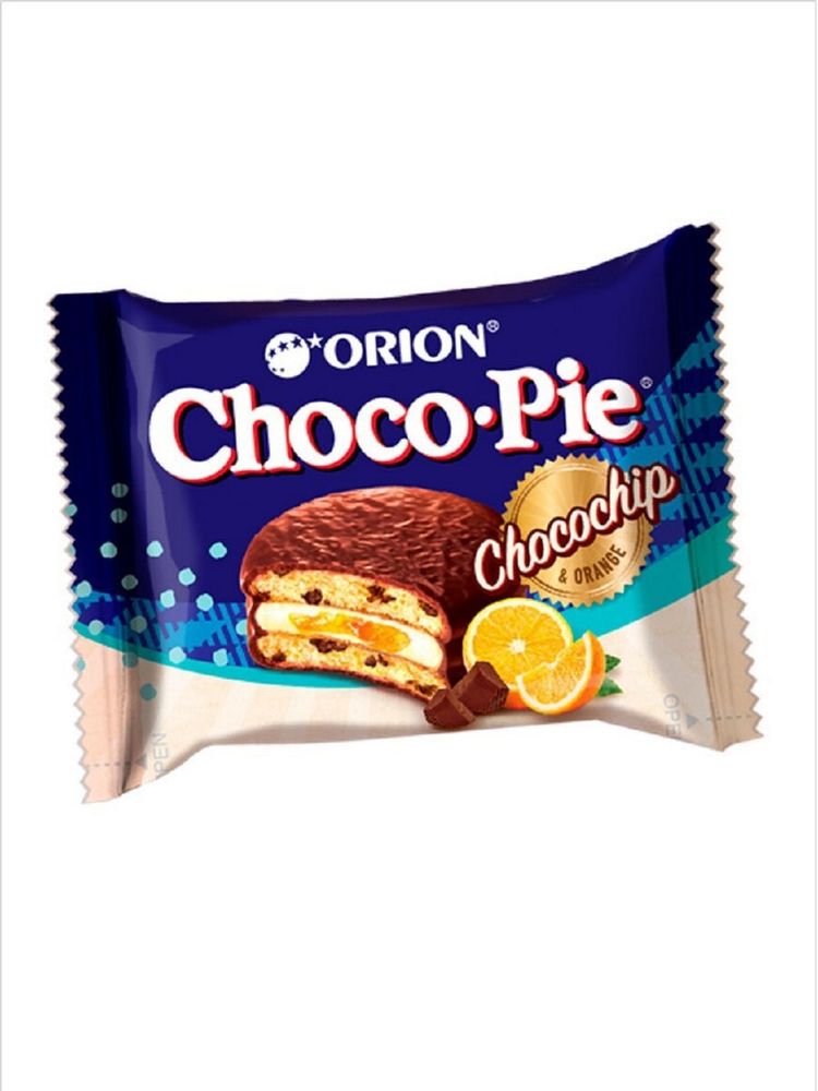 Orion Choco-Pie апельсин и шоколад пирожное, 360 г, 2 шт