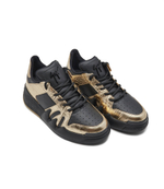 Кожаные кроссовки Giuseppe Zanotti - черный(RS20025)