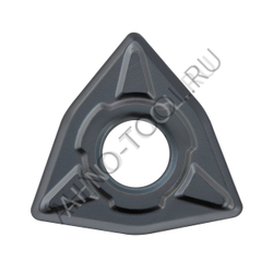 Пластина твердосплавная ISO WNMG080408-MMA APM20E AHNO  по нерж.стали,  получистовая