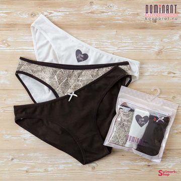 Трусики женские DOMINANT 35000-192, BIKINI, 3 шт. в уп.