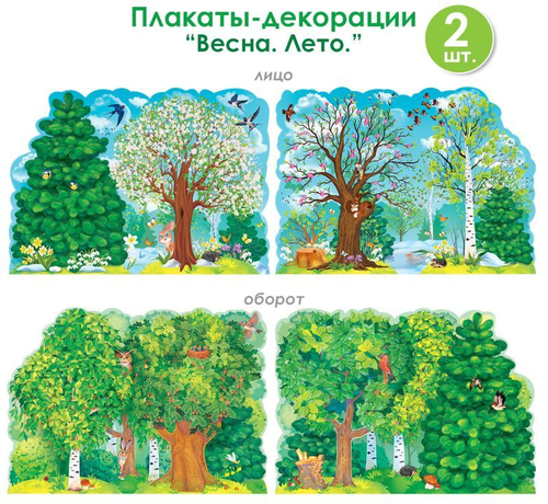 Набор плакатов "Лес" Открытая планета 84.813 0+