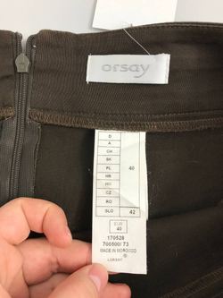 Юбка Orsay коричневая 46 размер