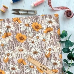 Ткань Ниагара Софт спокойная флоральная мелодия