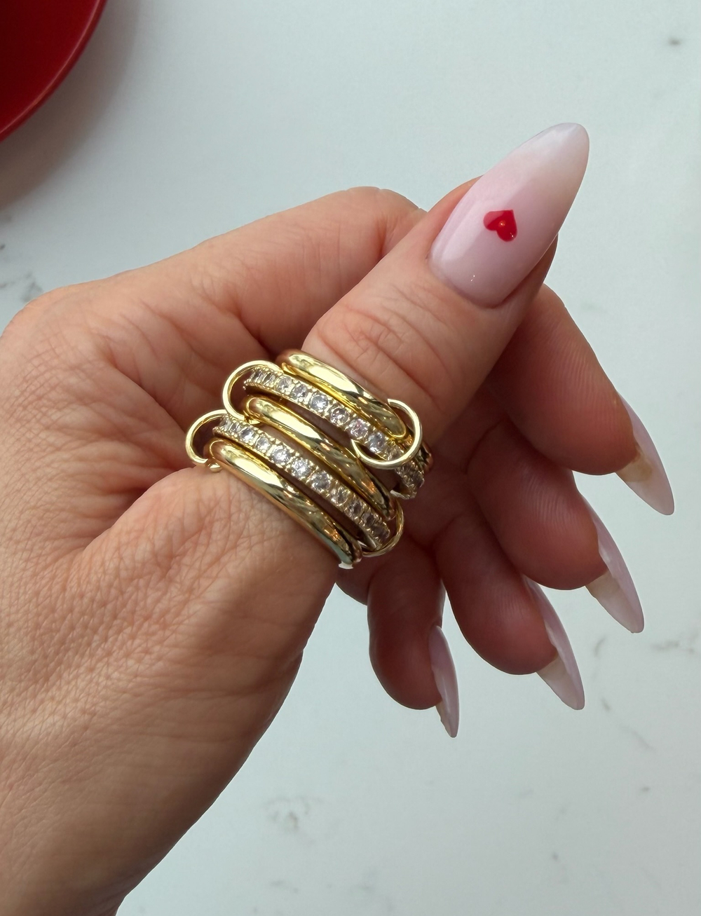 Кольцо DIVA gold