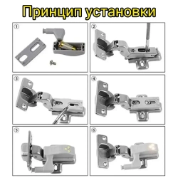 Светодиодная подсветка в шкаф на петлю/светильник встраиваемый в шкаф/подсветка для мебели/лампочка/лампа автоматическая