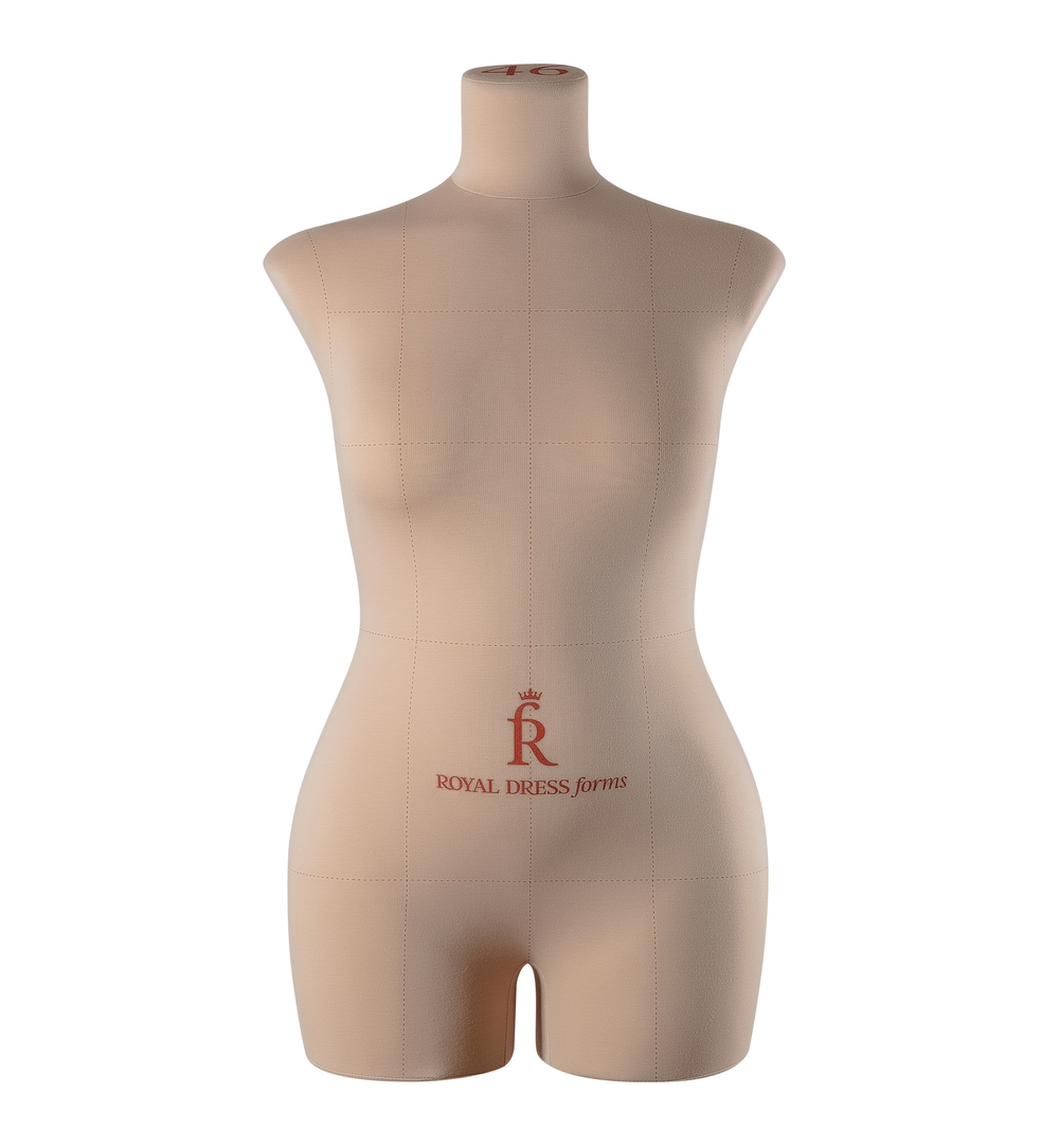 Манекен портновский женский Виктория, комплект Про, размер 46, цвет бежевый
