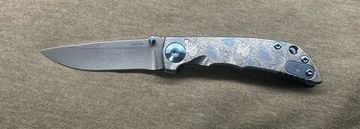 Складной нож Spartan Blades Harsey Folder Hawian - сталь S45VN, укоять титан