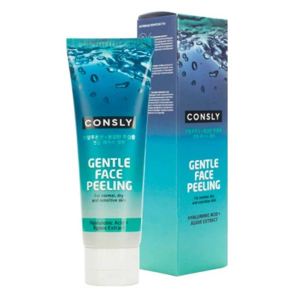 Отшелушивающий гель для деликатного очищения Consly Gentle Face Peeling with Hyaluronic Acid and Agave 120мл